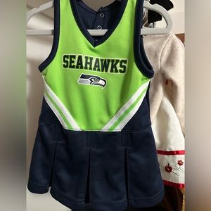 Seahawks Cheer Baby Outfit